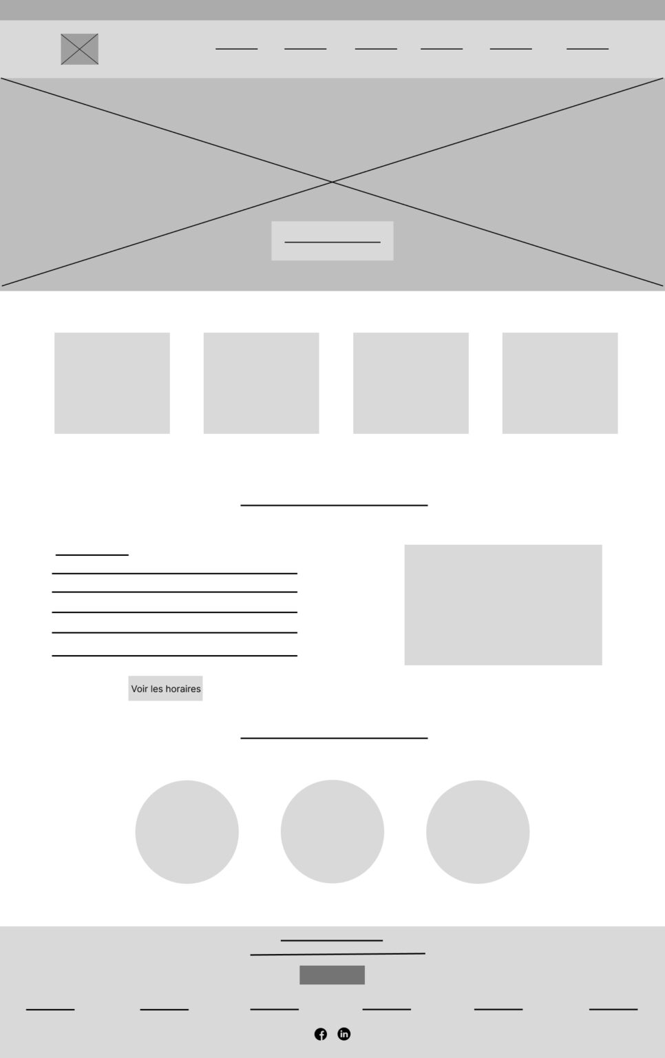 Wireframe - accueil